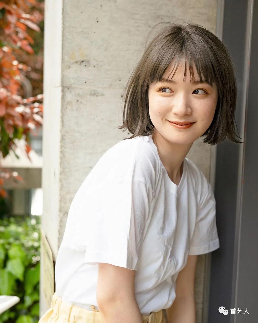 短下巴剪刘海,短下巴短发发型