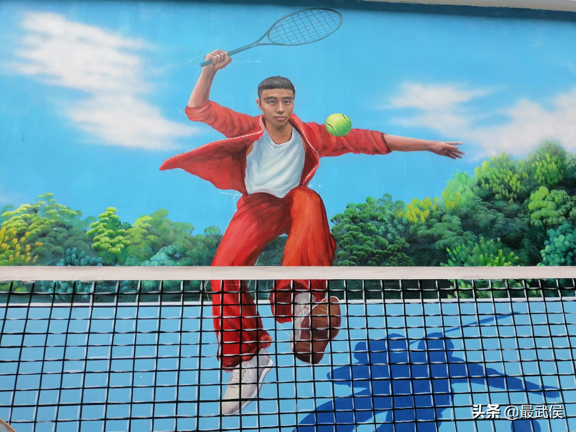 武侯街头墙绘+大运会气氛有点热烈~