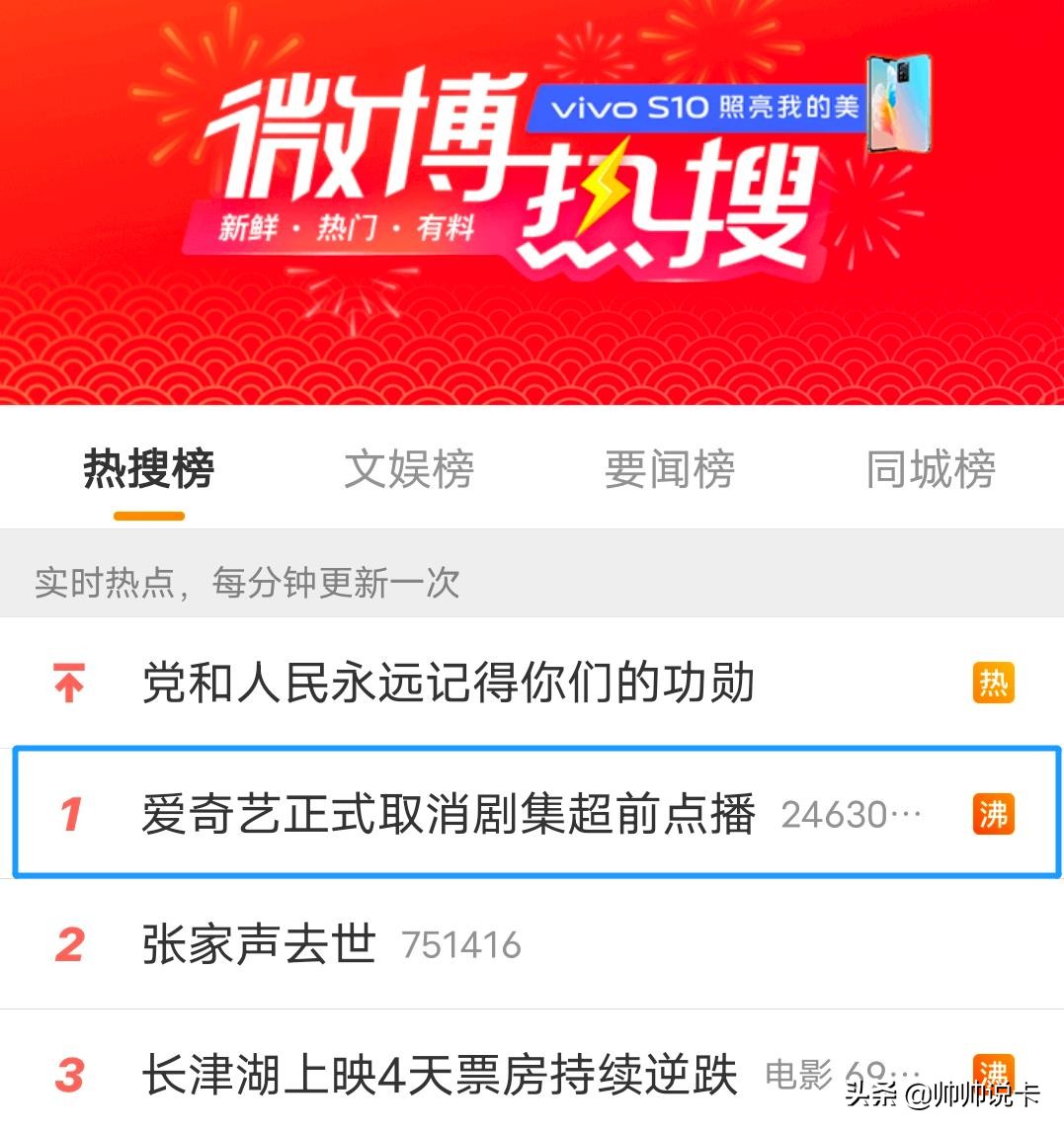 爱奇艺上头条,爱奇艺上热搜