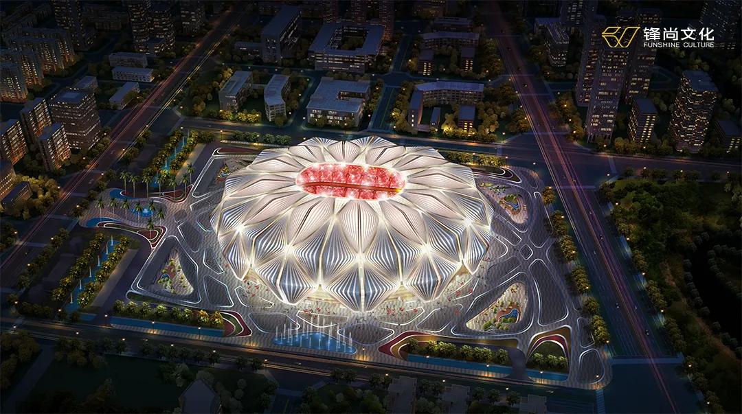 广州恒大足球场室内效果图,广州恒大足球场惊艳亮相