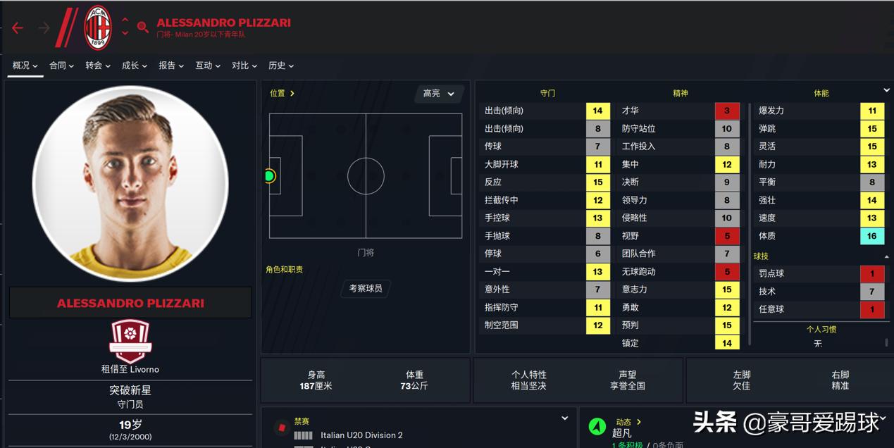 fm2016世界级门将,fm足球经理推荐门将