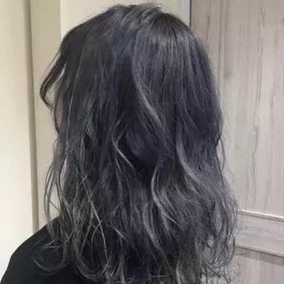 微潮色染发颜色推荐,恶魔紫色