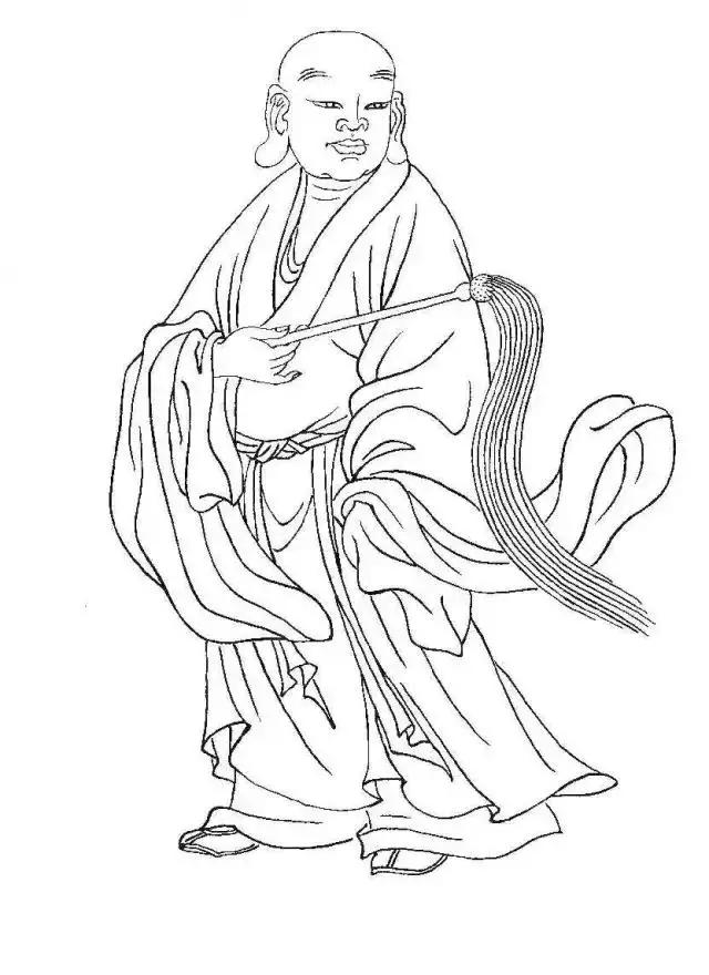 白描佛像线稿图片大全,白描佛像画法图片大全