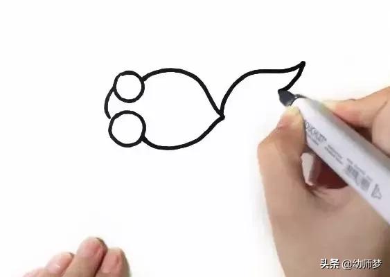 一二三年级简笔画小金鱼,小金鱼简笔画简单又好看