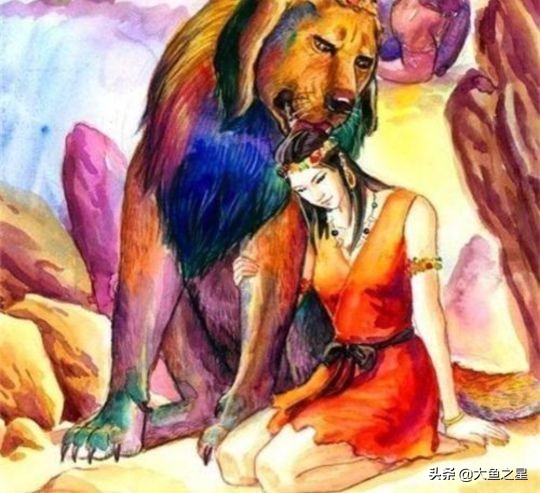 山海经中记载的五个形似狗的神兽,《山海经》中的四大守护神兽