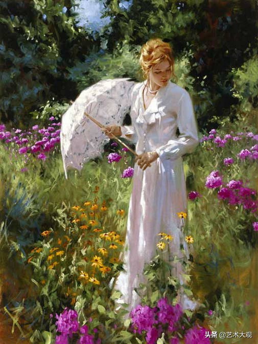 美国艺术家杰里米曼油画作品欣赏,美国画家理查德约翰逊