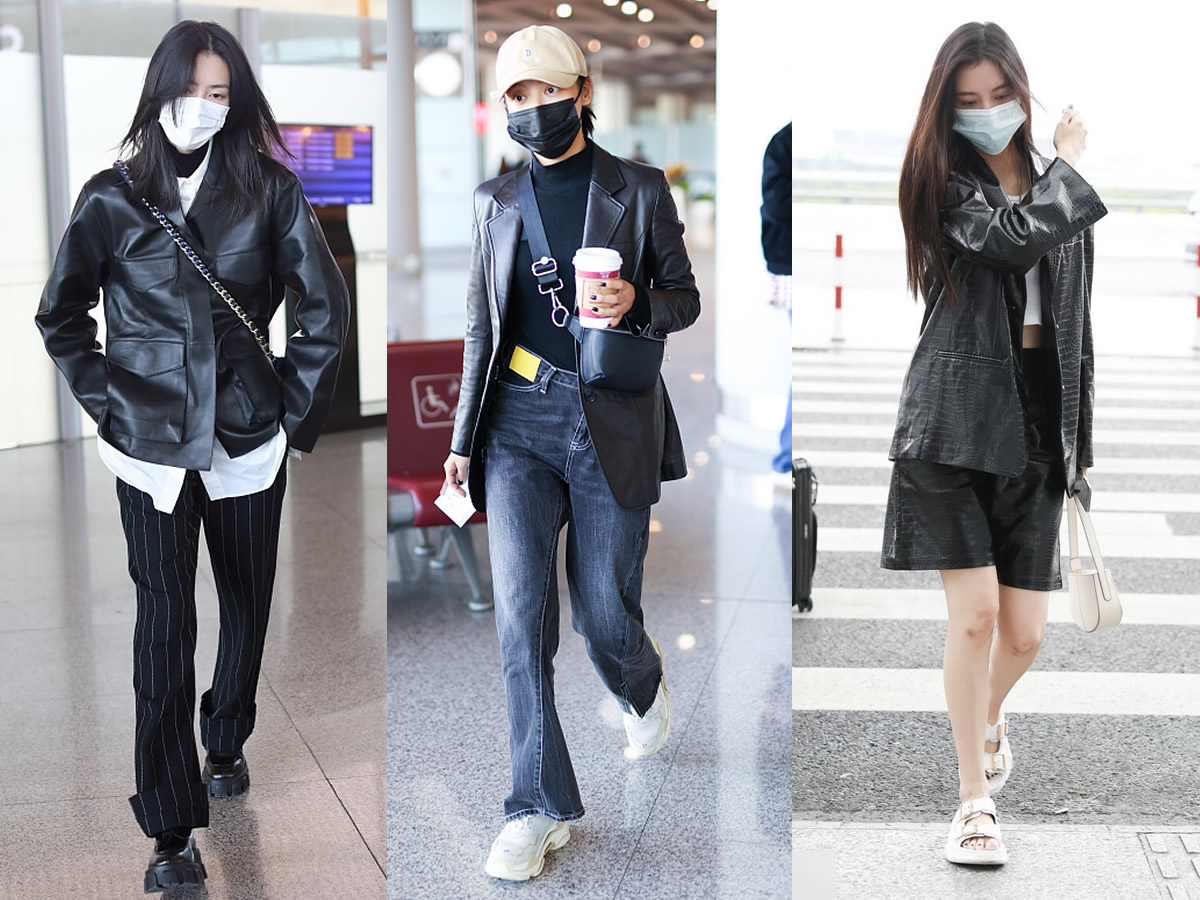 秋天穿西装这样扎气场十足,秋季穿皮衣才是时尚帅气