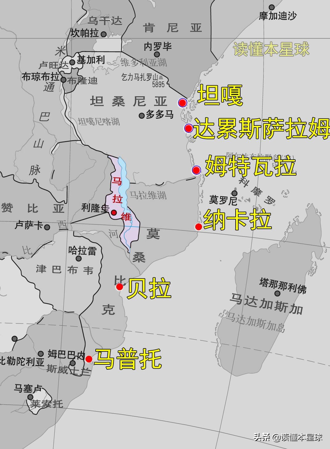 200个鄱阳湖容量的马拉维湖,如何成非洲三国角逐主战场?