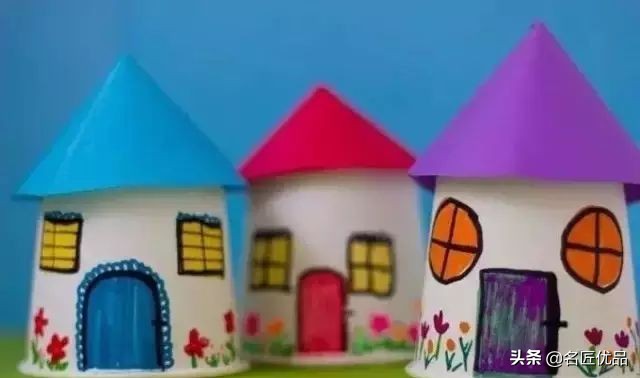 用两个纸杯手工制作纸杯娃娃,纸杯手工制作大全幼儿园手工