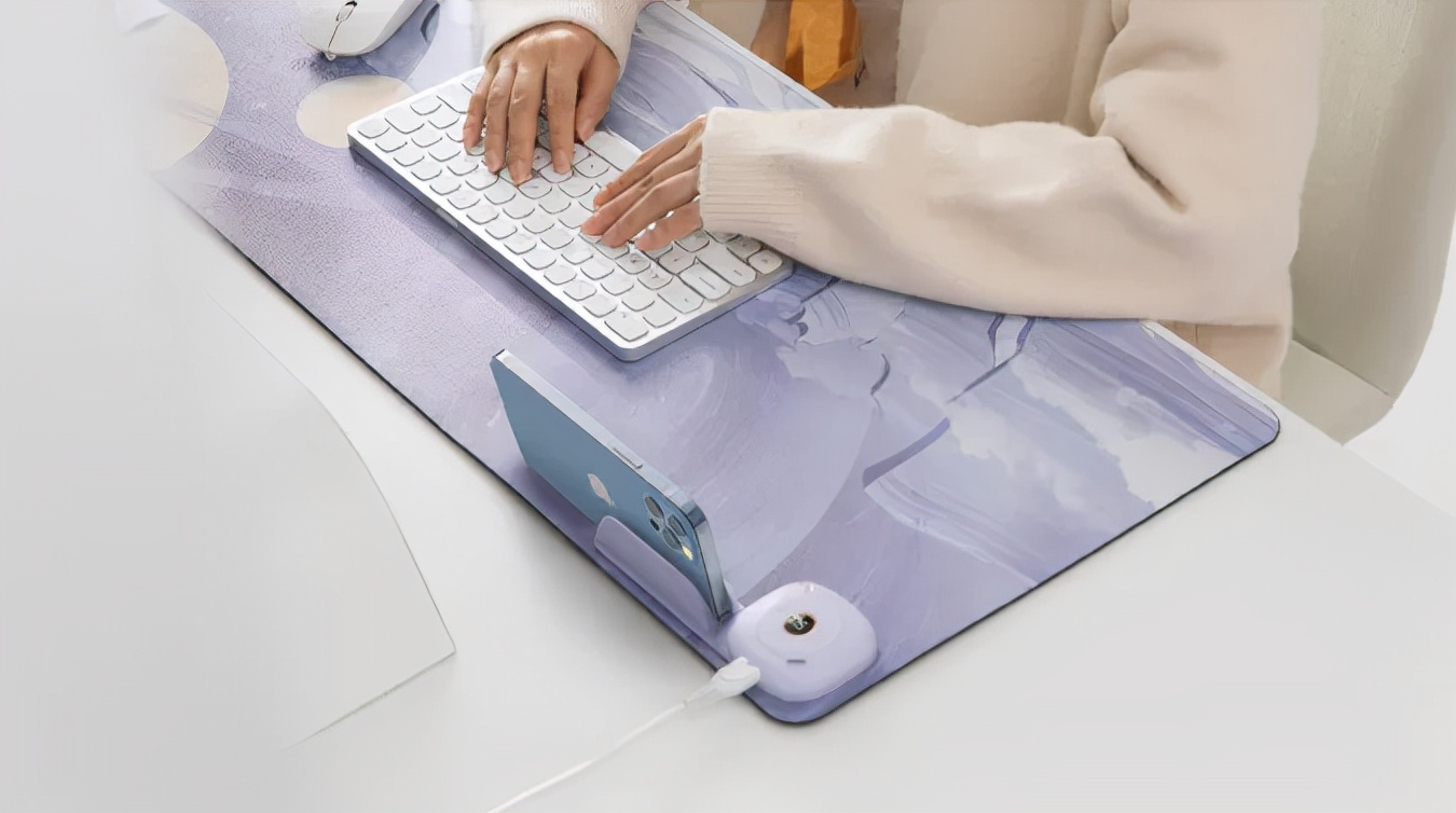 冬天写字暖手字母桌垫,冬天写字暖手桌垫高级感