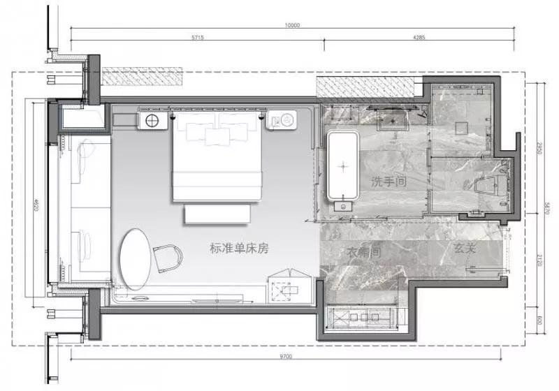 主题酒店30个房间怎么设计好,酒店标间和套房房间设计方案