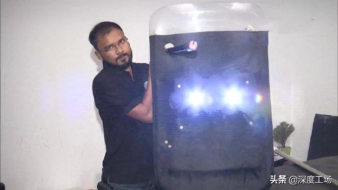 印军用电击武器,印军冷兵器电击狼牙棍