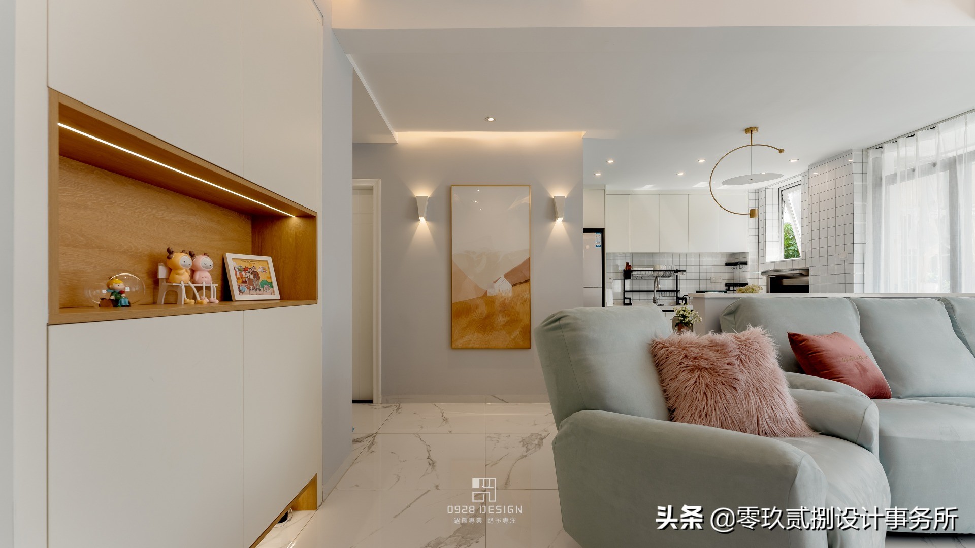 「零玖贰捌设计」65㎡“老破小”格局全改，变身阳光明媚小清新