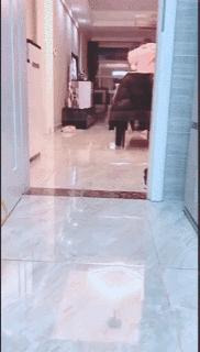 搞笑gif你以为我会乖乖地转圈吗,打着伞跳舞搞笑视频