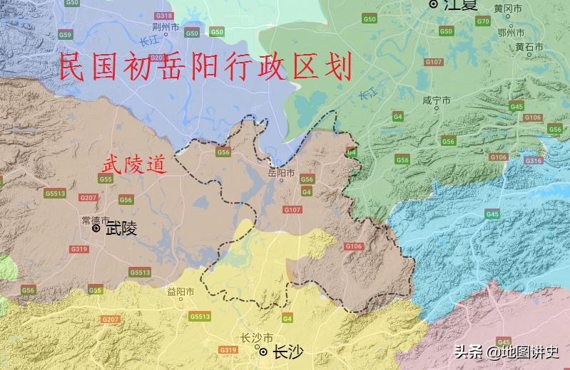 岳阳和巴陵有什么渊源,岳阳行政区划历史演变图