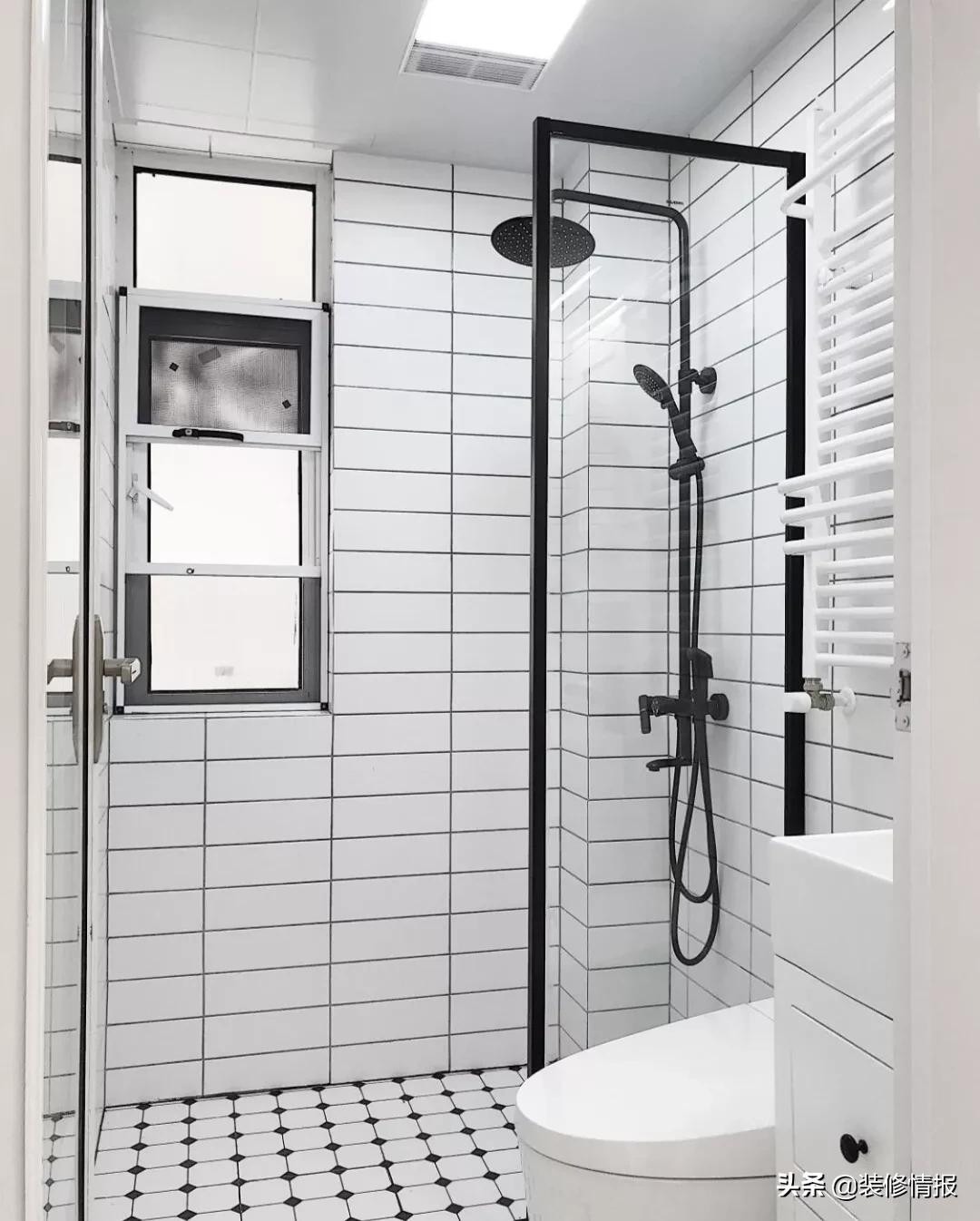 小户型卫生间平面布局最佳效果图,正方小户型卫生间设计布局