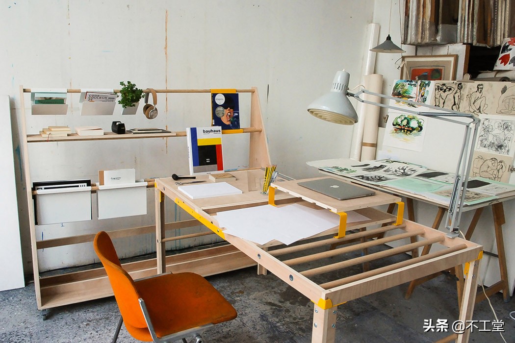 模块化办公室效果图,自动化智能书架系统整合