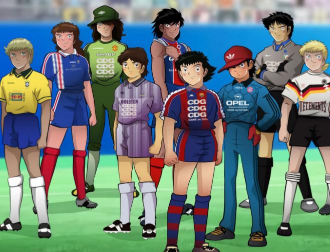 宋代足球小将动漫人物图,足球小将回忆动漫