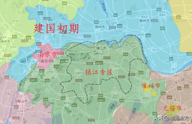 镇江行政区划历史,镇江市行政区划