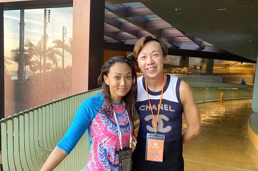 黎姿徐子淇亲密合影展甜美笑容,甘比端庄徐子淇