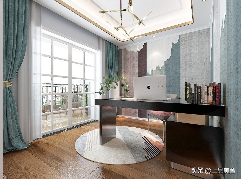 新中式复式沙发背景墙极简高级感,挑高意式极简沙发背景墙高级感