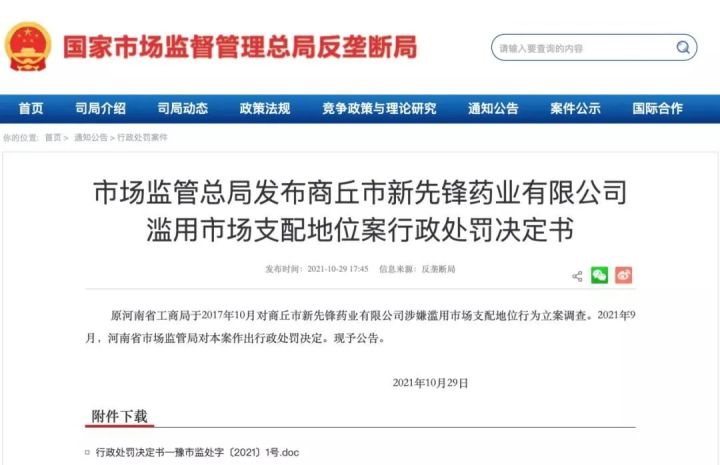 鍨勬柇鑽搧琚綒,鍥藉鍙嶅瀯鏂眬棣栦緥鍖昏嵂缃氬崟