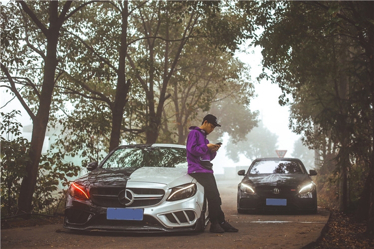 奔驰c200l黑武士改装,奔驰c200l合法改装案例