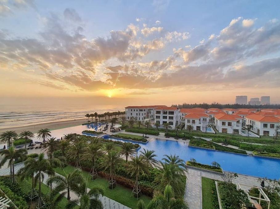 越南岘港海边三个字的酒店,越南旅游旅宿单人间