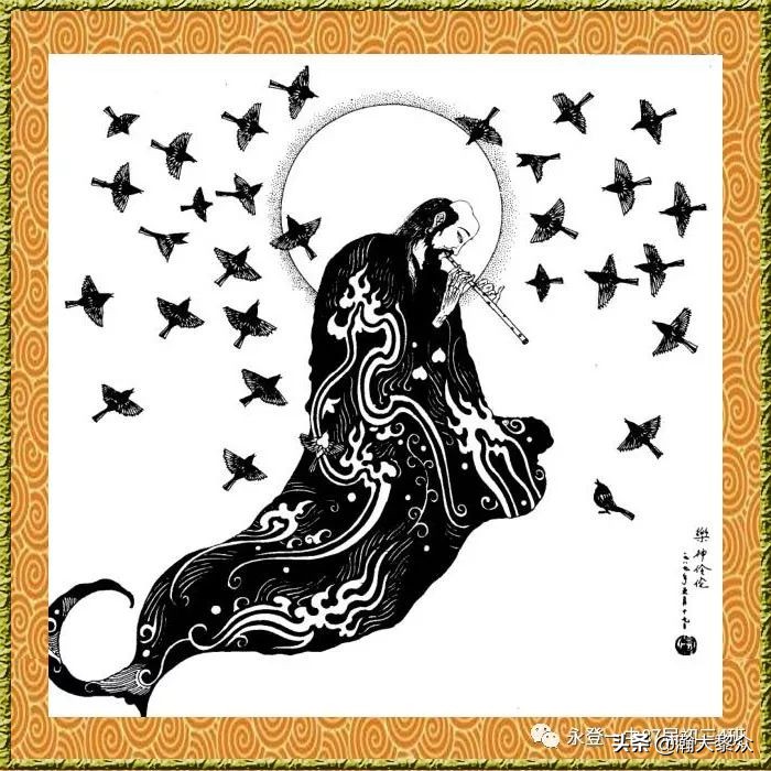 卢延光白描连环画全集,卢延光山水白描精品集