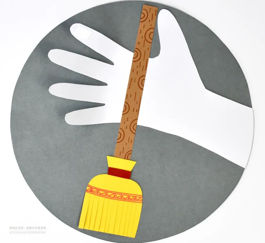 儿童画创意教程线描,有关于劳动的创意儿童画