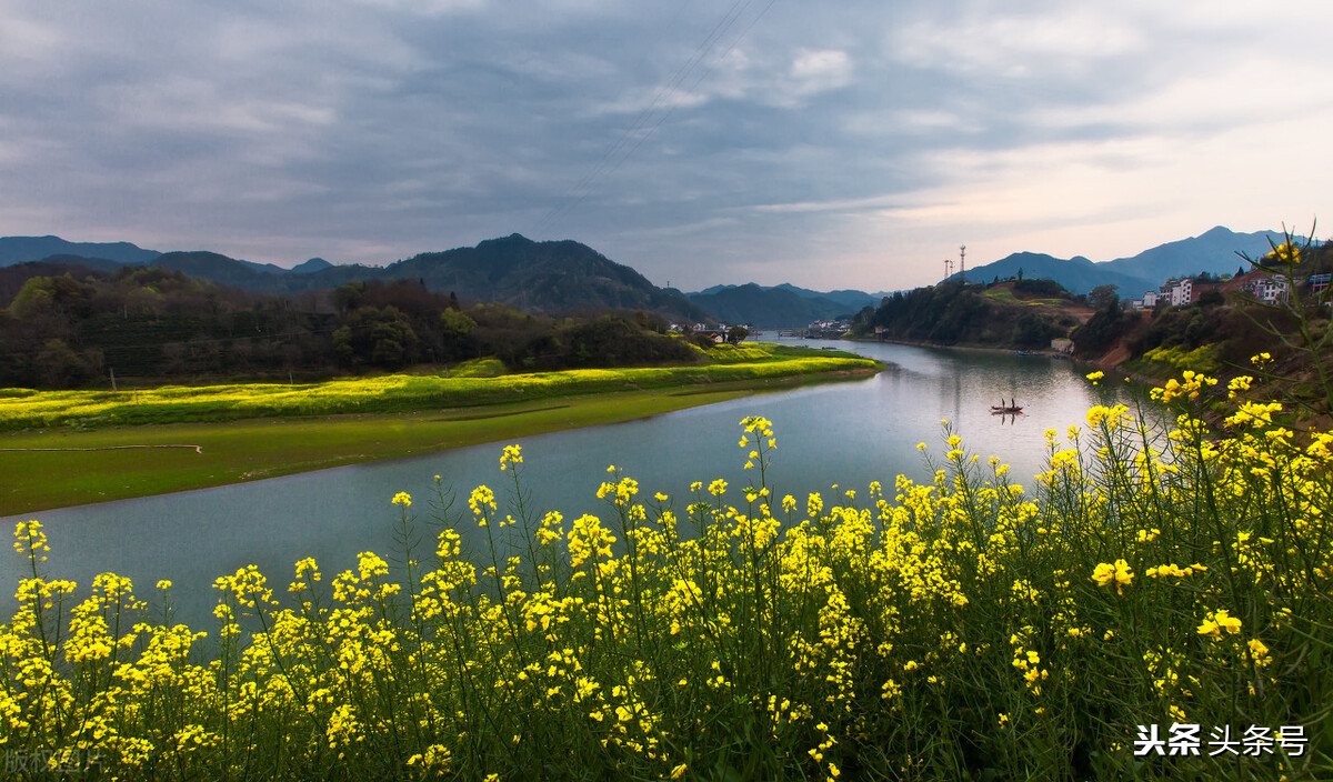 富春江一线江景,杭州钱塘江富春江