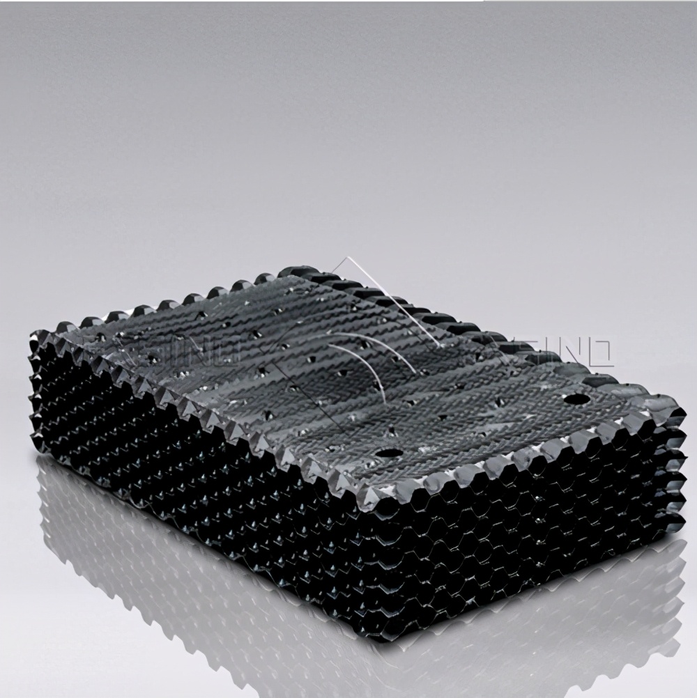 冷却塔喷淋堵塞状态,冷却塔填料怎么处理