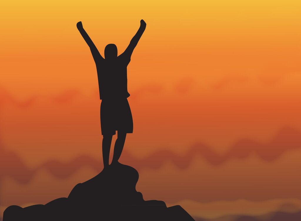 人生不怕输只要努力向前,人生就要一步一个脚印往前走