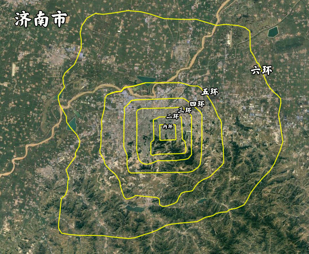 同比例面积城市对比,北京五环图对比各大城市