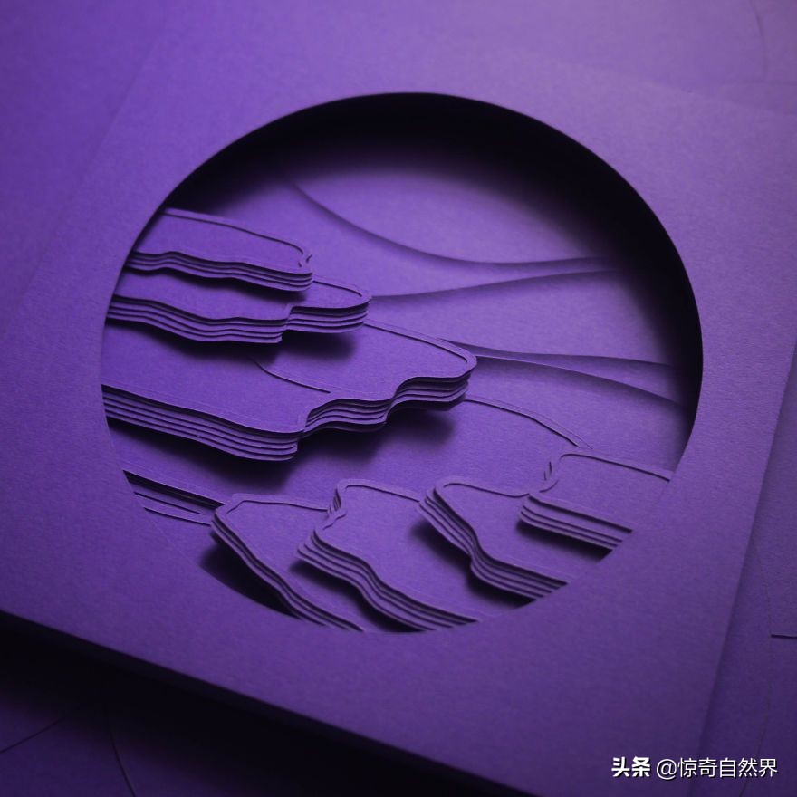 用超长的纸做艺术品超简单,纸制彩色艺术品