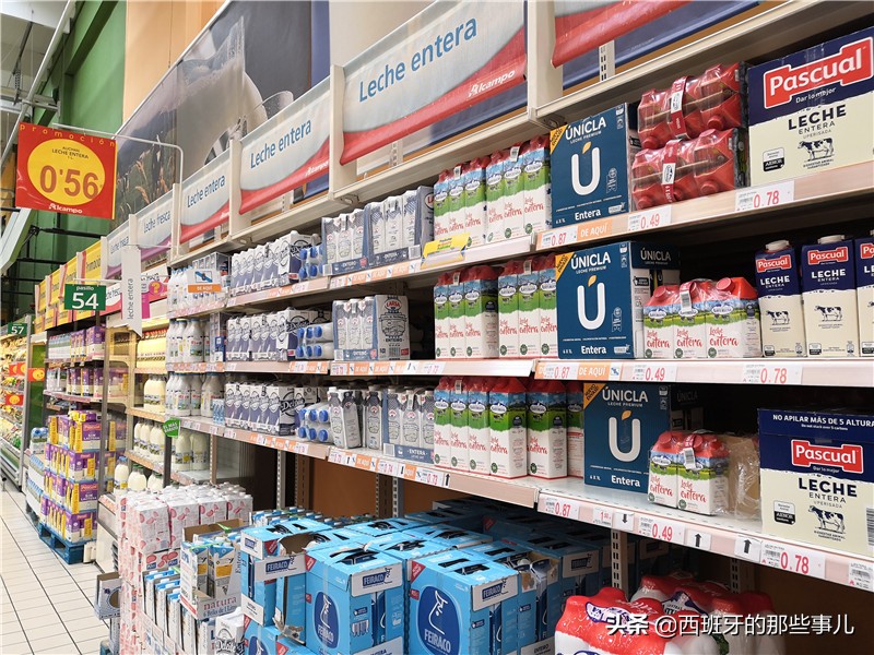 看看国外奶粉价格,西班牙奶粉当地价格