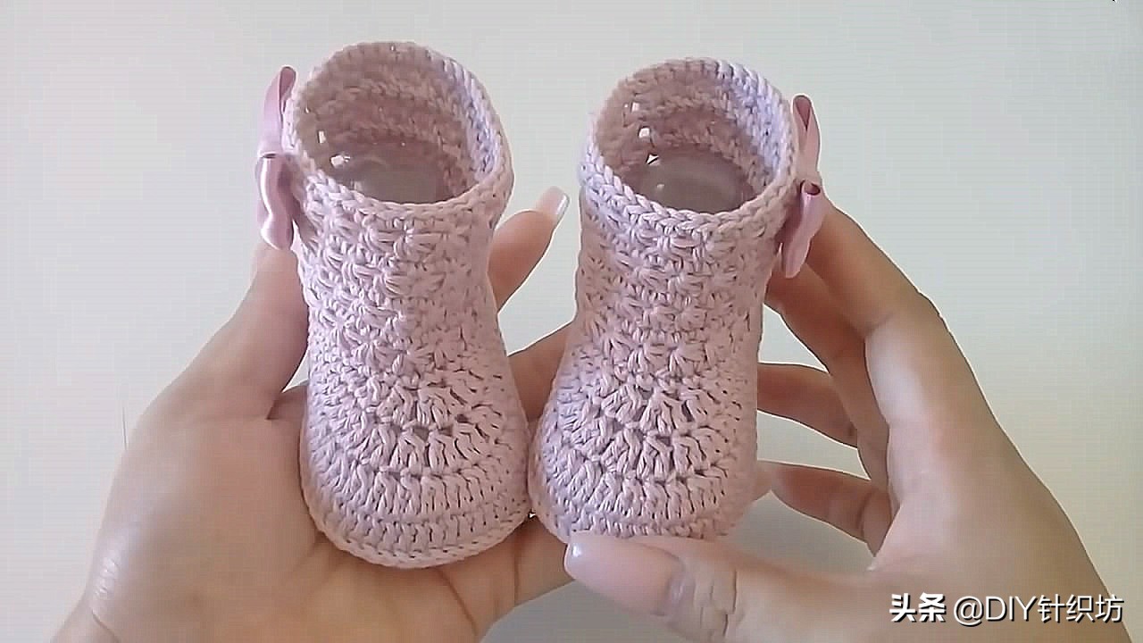 童鞋毛线鞋编织教程全过程,毛线童鞋钩织教程