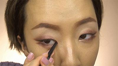 单眼皮狐狸眼妆画法日常,单眼皮大眼妆的画法步骤