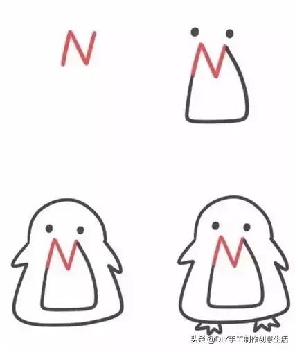 简笔画超简单步骤3笔,简笔画超简单教程