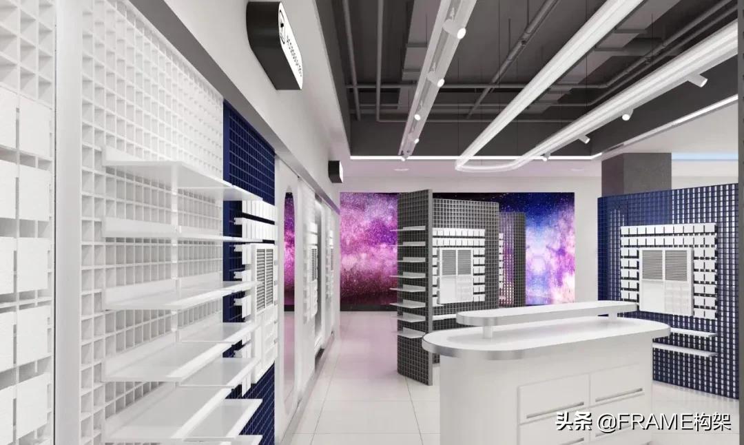 调色师门店设计图,调色师彩妆店的发展规划