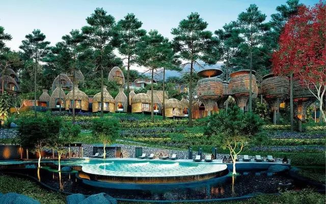 特色树屋民宿度假屋设计方案,很有创意的木屋