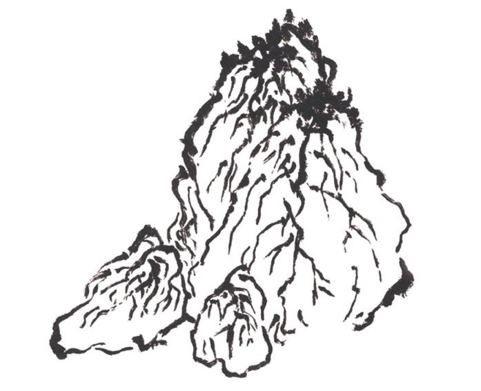 山石的常用皴法,山石的各种皴法介绍