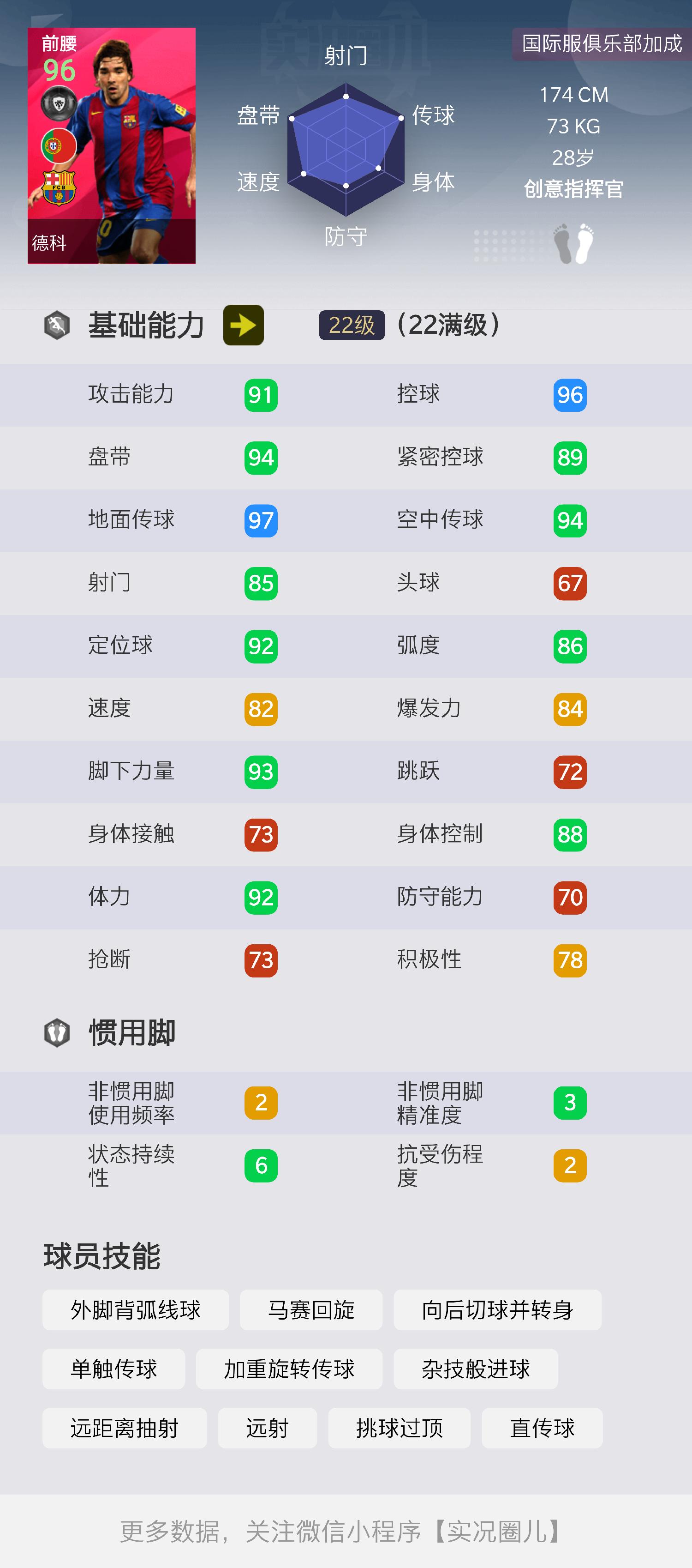 实况足球兰帕德时刻卡,实况足球各位置普卡推荐