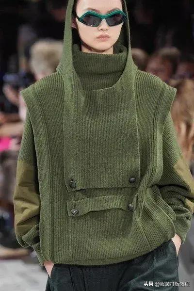 针织立体圆口袋,针织圆形口袋视频教程