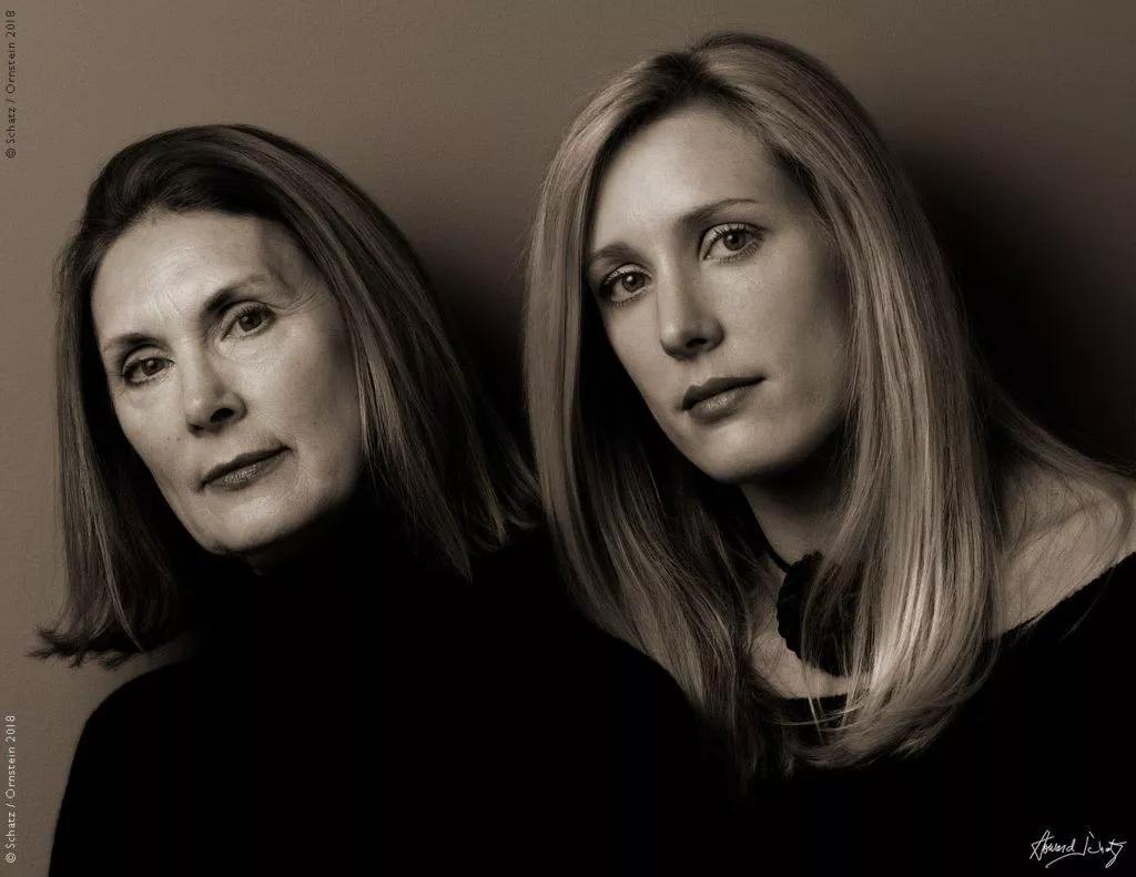 模特们啊~~妈妈的基因太强大，据说“女儿会偷走麻麻的美丽？