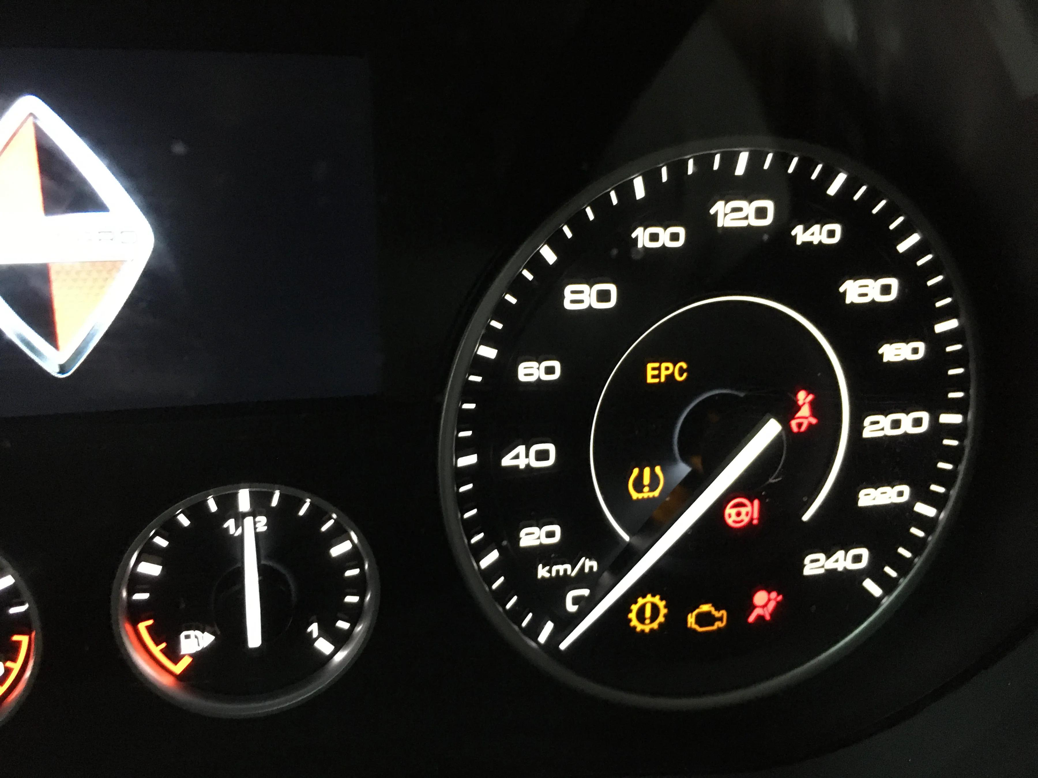 斯柯达汽车仪表各种指示灯,汽车仪表蓝色温度计指示灯是什么