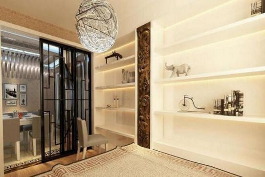 室内隔断墙怎样装修才好看,2020客厅装修隔断墙