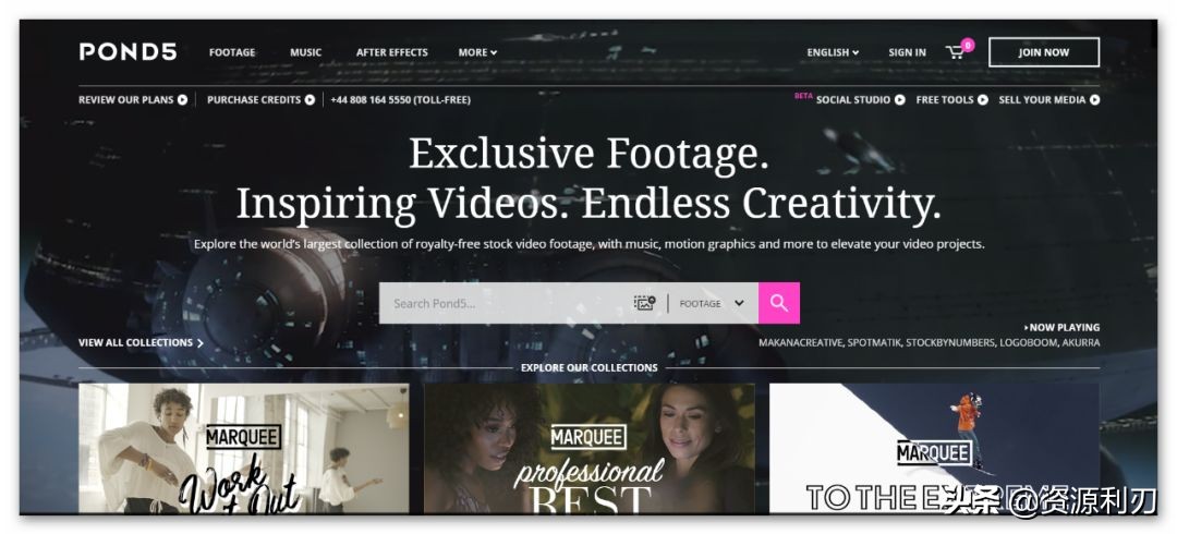 视频素材找不到，国外无版权、免费的视频素材网站大盘点（下）