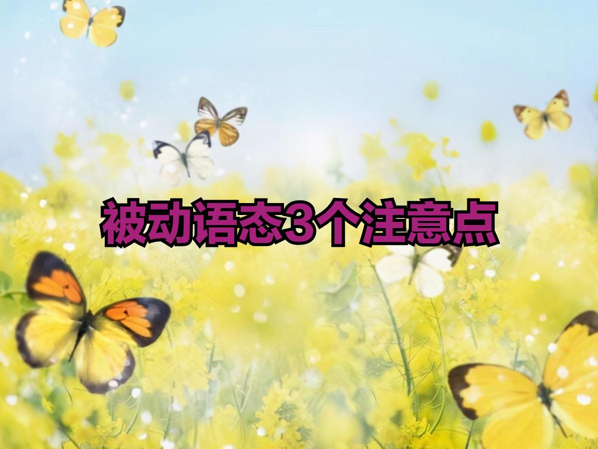 中考英语重难点动词,中考英语重点知识被动语态秒懂