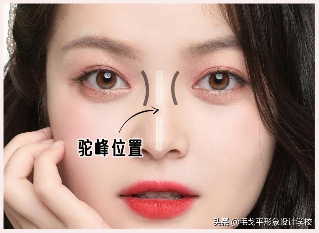 日常鼻影画法教程,鼻影画法正确的化妆方法